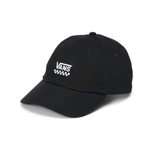 Vans Off the wall unisex black and white 100% cotton check logo baseball cap NWT